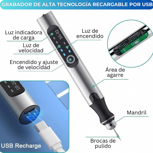 BOLIGRAFO DE GRABADO MULTI-PROPOSITO