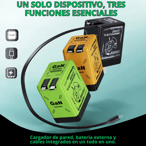 CARGADOR GAN DE 120W
