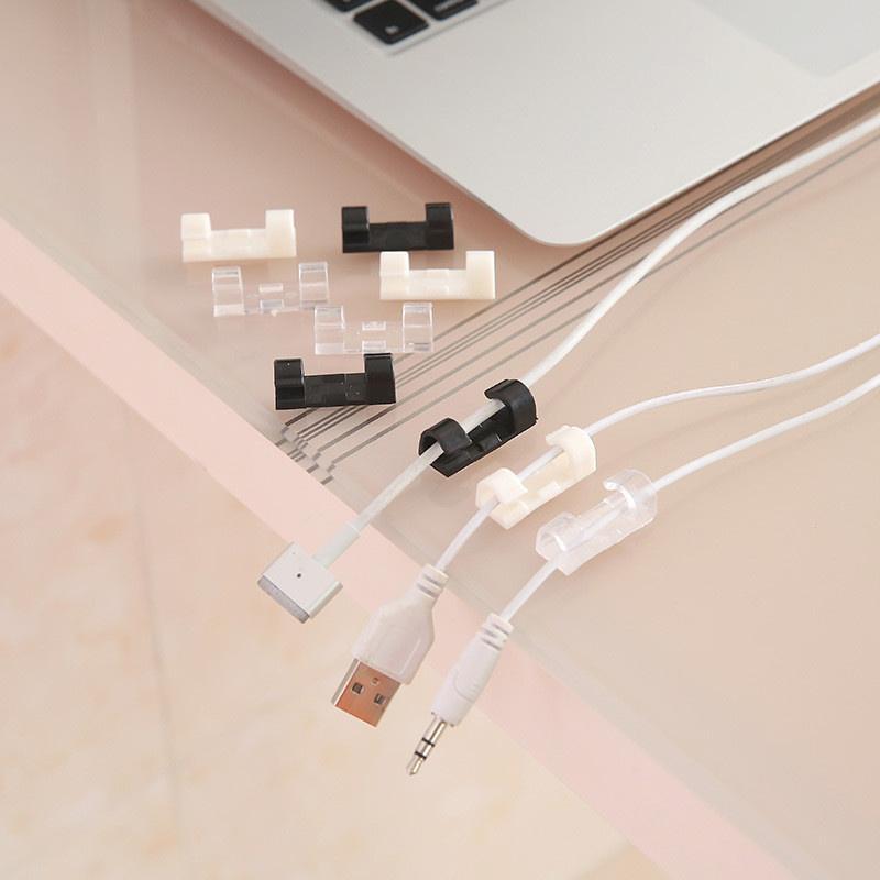 CLIPS ORGANIZADOR DE CABLES CON ADHESIVO💥 
