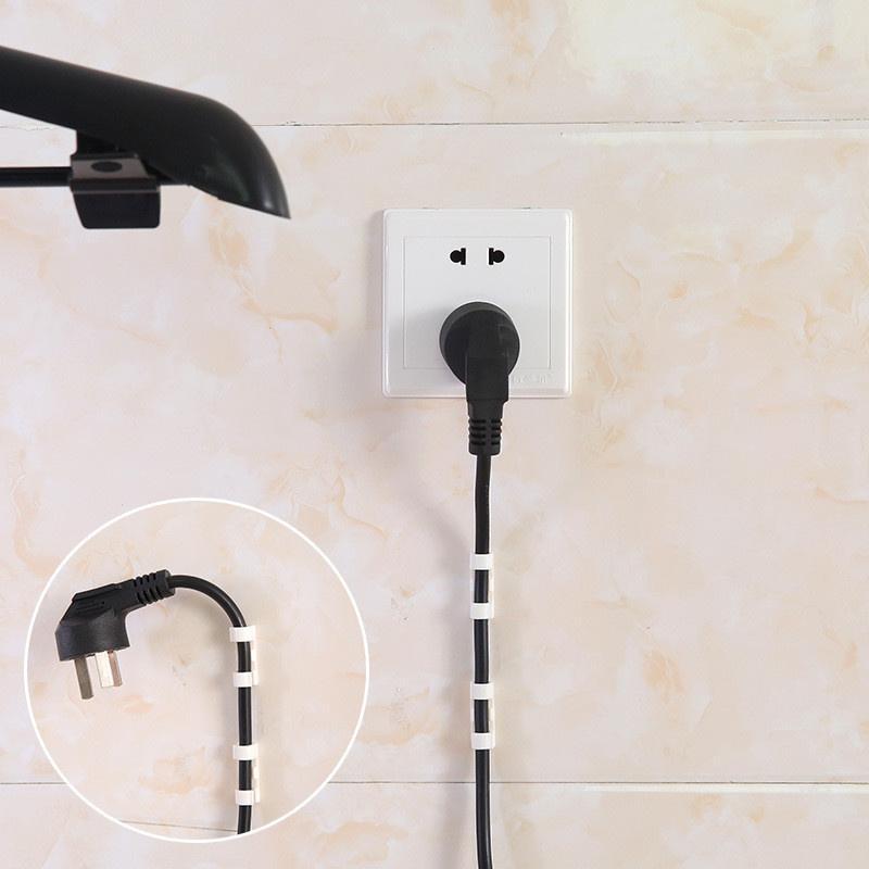 CLIPS ORGANIZADOR DE CABLES CON ADHESIVO💥 